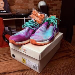 Adidas Pharrell Holi Festival Chalk Coral NMD MC Men's Sneakers Size 8.5